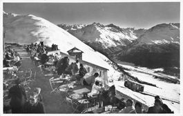Sonnenterrasse Engadin hotel kulm muottas muragl Berg bahn